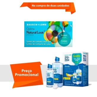 Combo Optima Natural Look Sem Grau com Renu Fresh