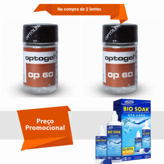 Combo Optogel Op 60 Alto grau com Bio Soak