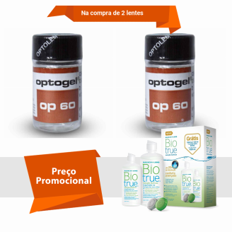 Combo Optogel Op 60 Alto grau com Biotrue