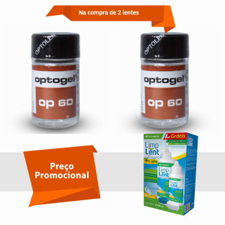 Combo Optogel Op 60 Alto grau com Limp Lent 
