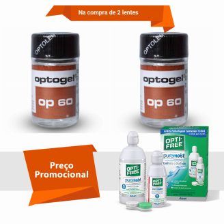 Combo Optogel Op 60 Alto grau com Opti Free