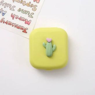 Kit Porta Lentes de Contato Cacto