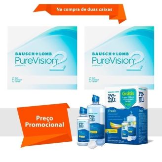 Combo Purevision 2 com Renu Fresh
