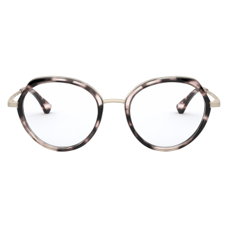 Óculos de Grau Emporio Armani EA 1108 3311 51 e Acetato Matte Pale Pink havana