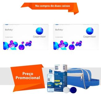 Combo Biofinity com Kit Renu Fresh