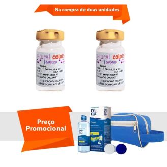 Combo Natural Colors Tórica para Astigmatismo Com Kit Renu Fresh