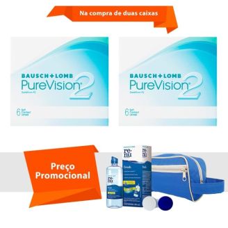 Combo Purevision 2 com kit Renu Fresh