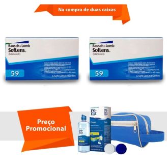 Combo Soflens 59 com Kit Renu Fresh