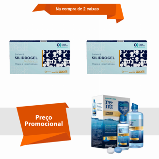 Combo Silidrogel Asférica Com Renu Advanced