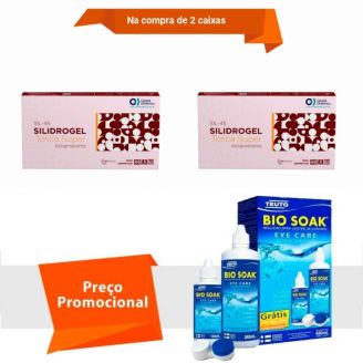 Combo Silidrogel Tórica para Astigmatismo Com Bio Soak
