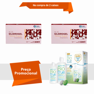 Combo Silidrogel Tórica para Astigmatismo Com BioTrue