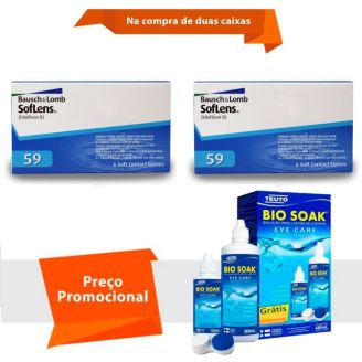 Combo Soflens 59 com Bio Soak