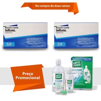 Combo Soflens 59 com Opti Free