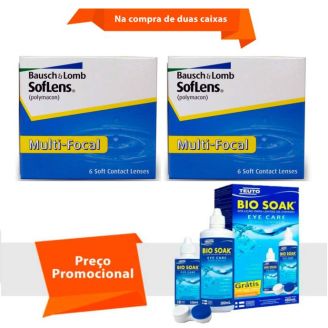 Combo Soflens Multifocal com Bio Soak