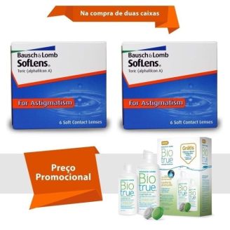 Combo Soflens Toric para Astigmatismo com BioTrue