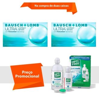 Combo Lente Ultra com Opti Free