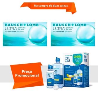 Combo Lente Ultra com Renu Fresh