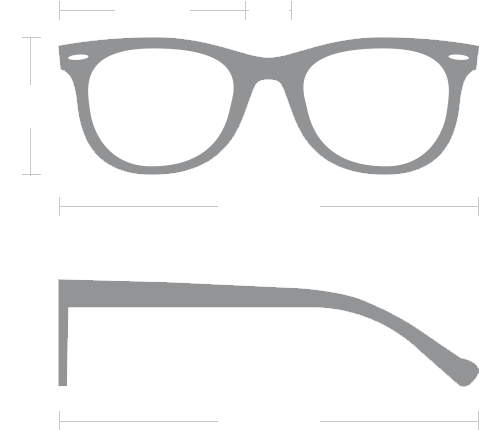 Dimensões do Óculos
